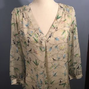 WILL DONATE Cute bird blouse from limited
